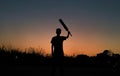 Boys playing gully cricket. Royalty Free Stock Photo