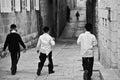 Boys playing in Jerusalem, Israel