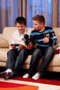 Boys playing together Royalty Free Stock Photo
