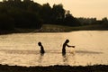 Boys playing water Royalty Free Stock Photo