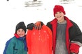 Boys Sledding