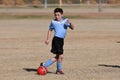 Boys Youth Soccer Action. Royalty Free Stock Photo