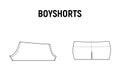 Boyshorts panties for woman