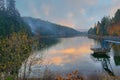 Bozcaarmut lake in Bilecik Turkey Royalty Free Stock Photo