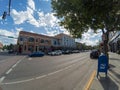 Bozeman montana downtown on sunny day Royalty Free Stock Photo