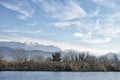 Bozi di Saudino, Sarzana, Liguria with view of Carrara marble mo