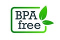 BPA free certificate label-no bisphenol A