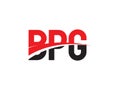 BPG Letter Initial Logo Design Vector Illustration Royalty Free Stock Photo