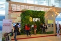Bpi (Bank of Philippine Islands) booth at Manila International Auto Show in Pasay, Philippines