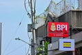 BPI Bank of the Philippine Islands sign in Quezon City, Philippines