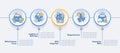 BPM integration circle infographic template
