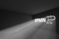 BPMN rays volume light concept