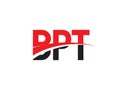 BPT Letter Initial Logo Design Vector Illustration Royalty Free Stock Photo