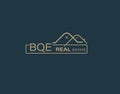 BQE Real Estate and Consultants Logo Design Vectors images. Luxury Real Estate Logo Design Royalty Free Stock Photo