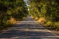 BR-352 highway in the state of Goias. Royalty Free Stock Photo