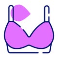 Bra vector icon design, ladies undergarments