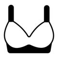 Bra vector icon design, ladies undergarments