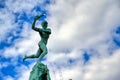 Brabo Fountain in Antwerp, Belgium Royalty Free Stock Photo