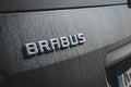 Brabus Mercedes Benz Black on the parking