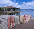 Bracciano lake, Lazio, Italy Royalty Free Stock Photo