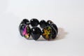 Bracelet black colorful hand