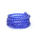 Bracelet blue beads isolated