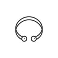 Bracelet outline icon