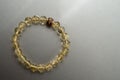 Bracelet Rutillated Quartz lucky stone Royalty Free Stock Photo