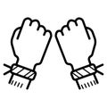 Bracelet vector icon illustration