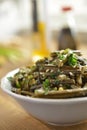 Bracken fern salad