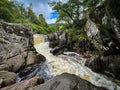 Bracklinn Falls, Calander, Stirling, Scotland Royalty Free Stock Photo