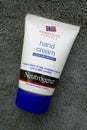 A tube of Neutrogena Norwegian Formula Hand Cream