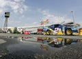 Brad Keselowski in garage area Royalty Free Stock Photo