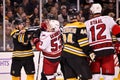 Brad Marchand goes after Jeff Skinner