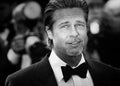 Brad Pitt attends the screening Royalty Free Stock Photo