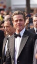 Brad Pitt attends the screening Royalty Free Stock Photo