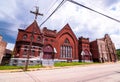 Braddock, Pennsylvania, USA 6/29/2019 The New Hope Baptist Church on 6th Street