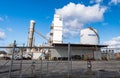 Braddock, Pennsylvania, USA November 1, 2023 A Messer company industrial gas manufacturing plant