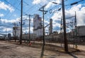 Braddock, Pennsylvania, USA November 1, 2023 A Messer company industrial gas manufacturing plant on Washington Avenue