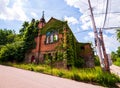 Braddock, Pennsylvania, USA 6/29/2019 An old abandoned church Royalty Free Stock Photo