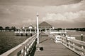 Bradenton Beach Historic Pier Royalty Free Stock Photo