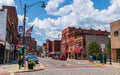 Bradford, Pennsylvania, USA July 5, 2023 A street scene of the Historic Business District