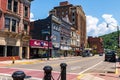 Bradford, Pennsylvania, USA July 5, 2023 A street scene of the Historic Business District