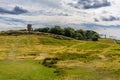 Bradgate Park, Leicestershire, during the summer showing the Old John folly Royalty Free Stock Photo