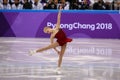 Bradie Tennell of the United States performs in the Team Event Ladies Single Skating Short Program at the 2018 Winter Olympics