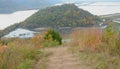 Brady`s Bluff Overlook - Perrot State Park Royalty Free Stock Photo