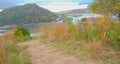 Brady`s Bluff Overlook On Trempeleau River Valley