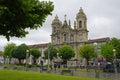 BRAGA, PORTUGAL - APRIL 24: The Basilica Congregados in the center of Braga, Portugal on April 24, 2015. It was designed by the ar