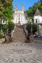 Braga, Portugal - Bom Jesus do Monte Sanctuary and the famous staircase