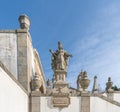 Benignity Statue at Three Virtues Stairway at Sanctuary of Bom Jesus do Monte - Braga, Portugal Royalty Free Stock Photo